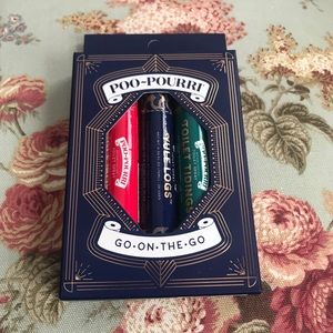 Poo-Pourri On the Go Travel 3 Pack Toilet Bathroom Spray Holiday - NEW